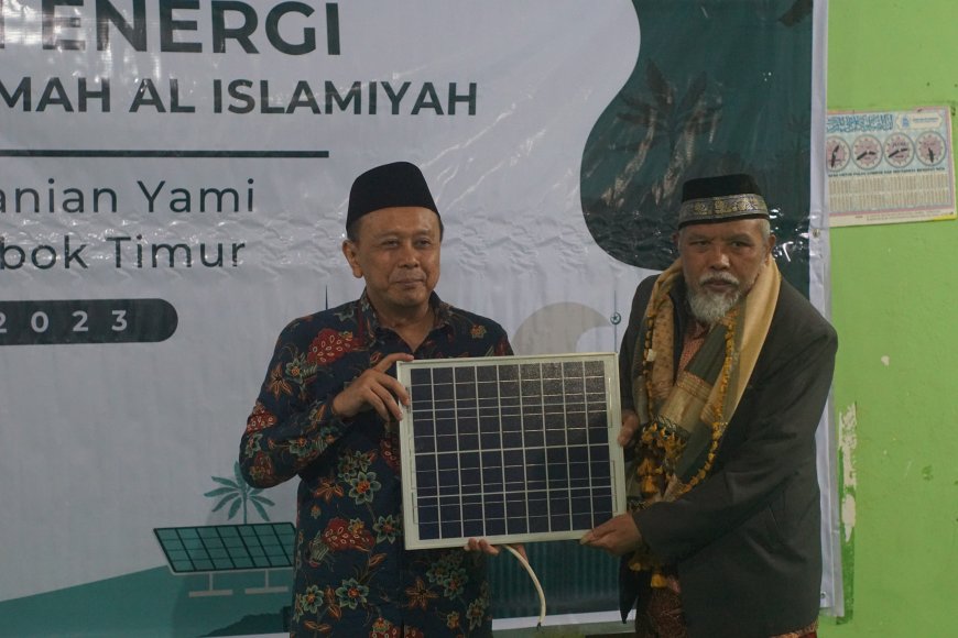 Warga Sembalun Terima Sedekah Energi Listrik Bertenaga Surya