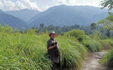Bettina Grallert in love with the Sumatran Forest