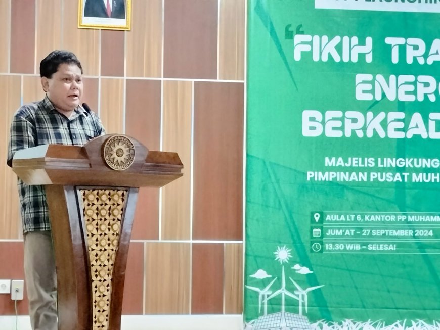 Just energy transition fikih launched in Muhammadiyah's Office