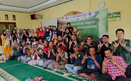 Hutan Wakaf Bogor Gelar Pelatihan Penghitungan Kredit Karbon