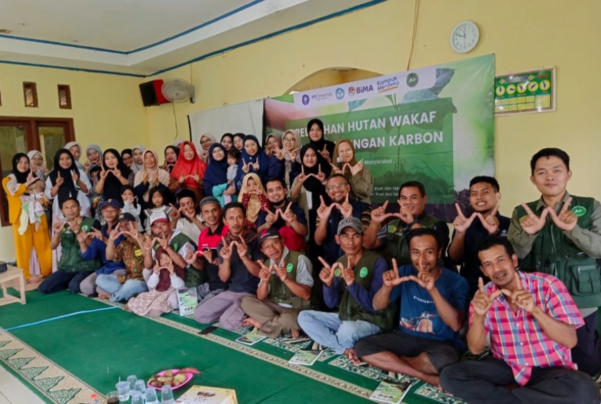 Hutan Wakaf Bogor Gelar Pelatihan Penghitungan Kredit Karbon