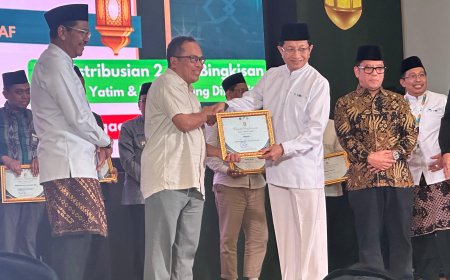Momentum Muharam, MOSAIC Didapuk Menag Sebagai Kolaborator Wakaf Terbaik