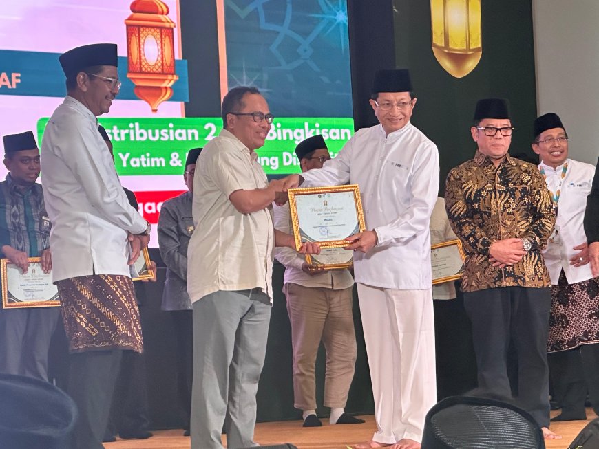 Momentum Muharam, MOSAIC Didapuk Menag Sebagai Kolaborator Wakaf Terbaik